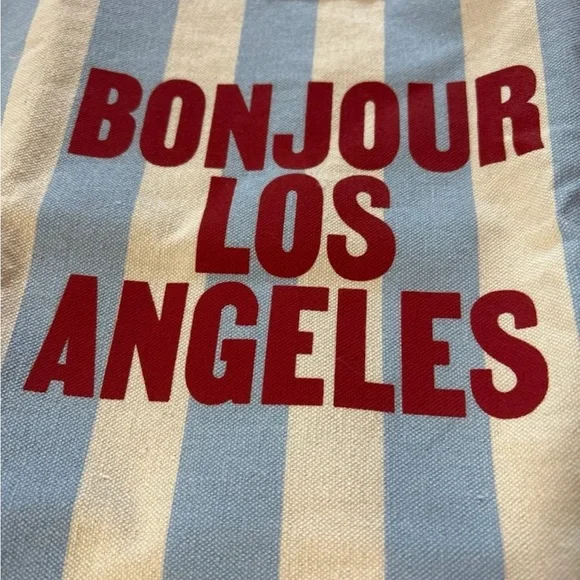 Sezane Bonjour Los Angeles Tote Bag - Picture 3 of 4